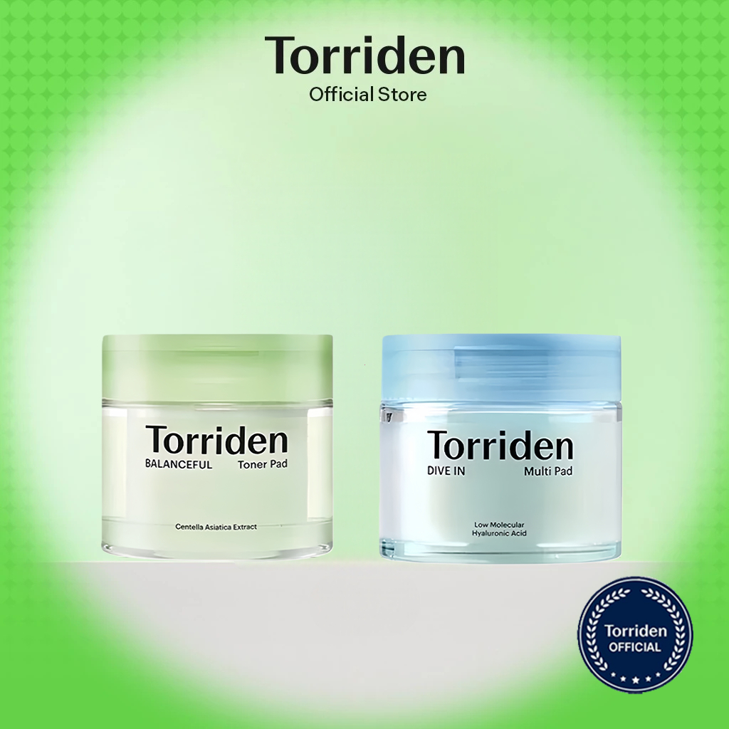 Torriden DIVE IN Multi Pad Low Molecular Hyaluronic Acid TORRIDEN BALANCEFUL Toner Pad Centella Asia