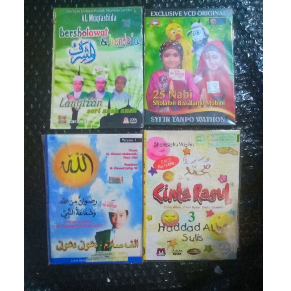 VCD Sholawat Anak Anak Langitan, Syi'ir Tanpo Waton, Ki Shawunggaling, Cinta Rasul (Bagus)