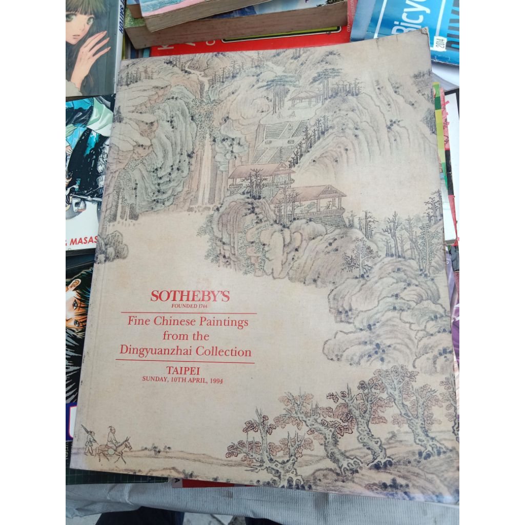 katalog lelang Sotheby's untuk koleksi lukisan Tiongkok ternama