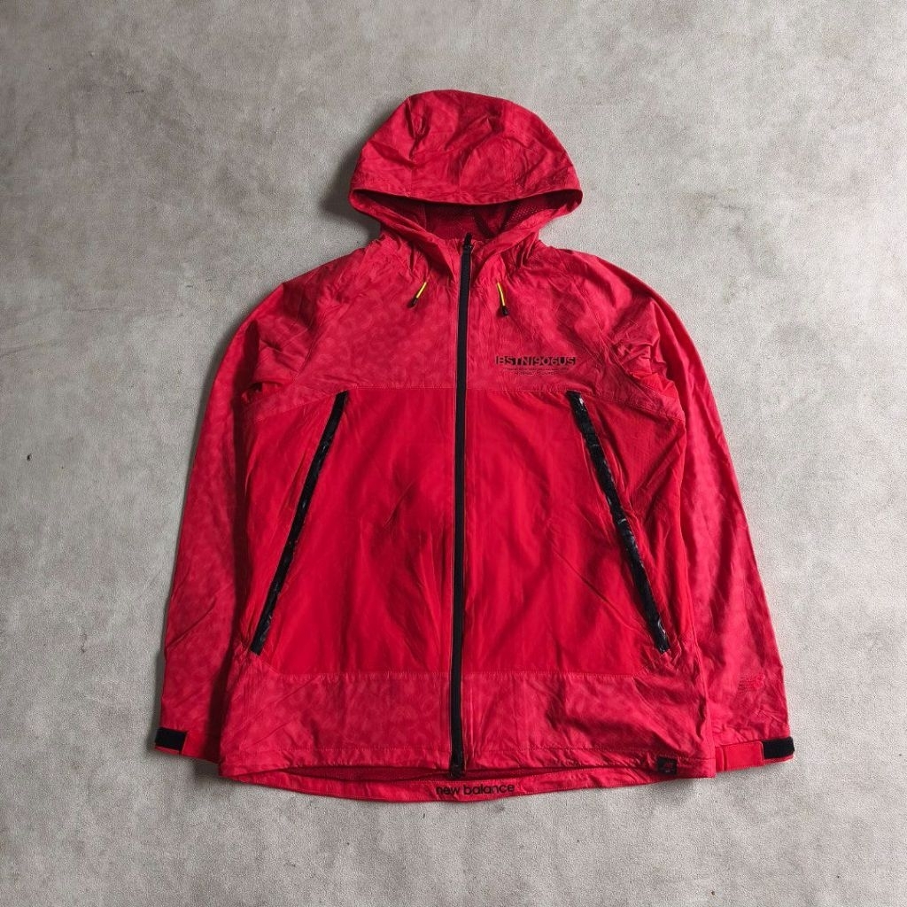 Jaket windbreaker pria newbalance golf