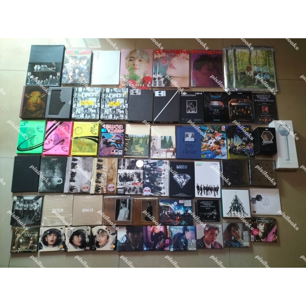 ALBUM EXO MAMA GROWL MID OVERDOSE EXODUS LMR JAPAN SFY CHANYEOL BAEKHYUN DREAM MONSTER LAY LOSE CONT