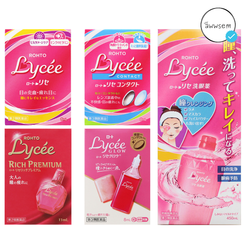 ROHTO Lycee Eye Drops Original Japan