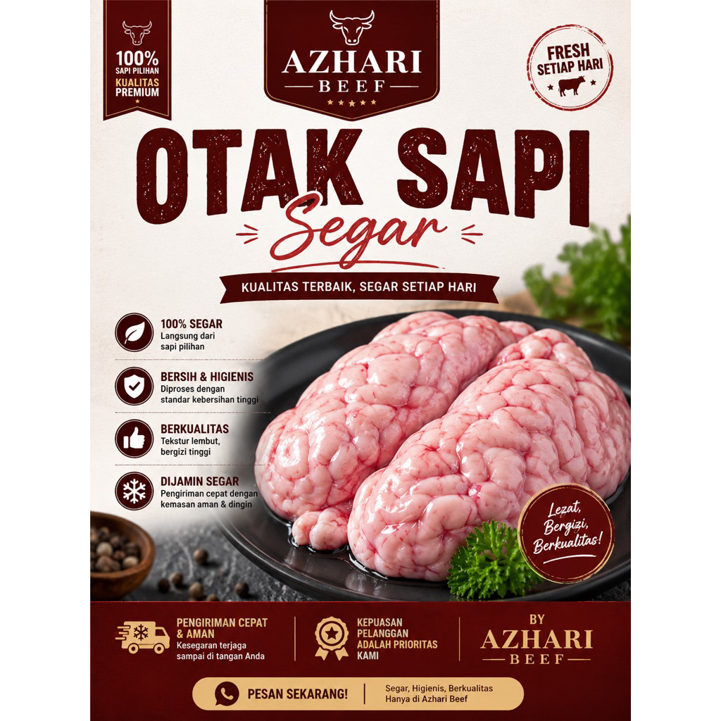 Otak Sapi Fresh Cirebon