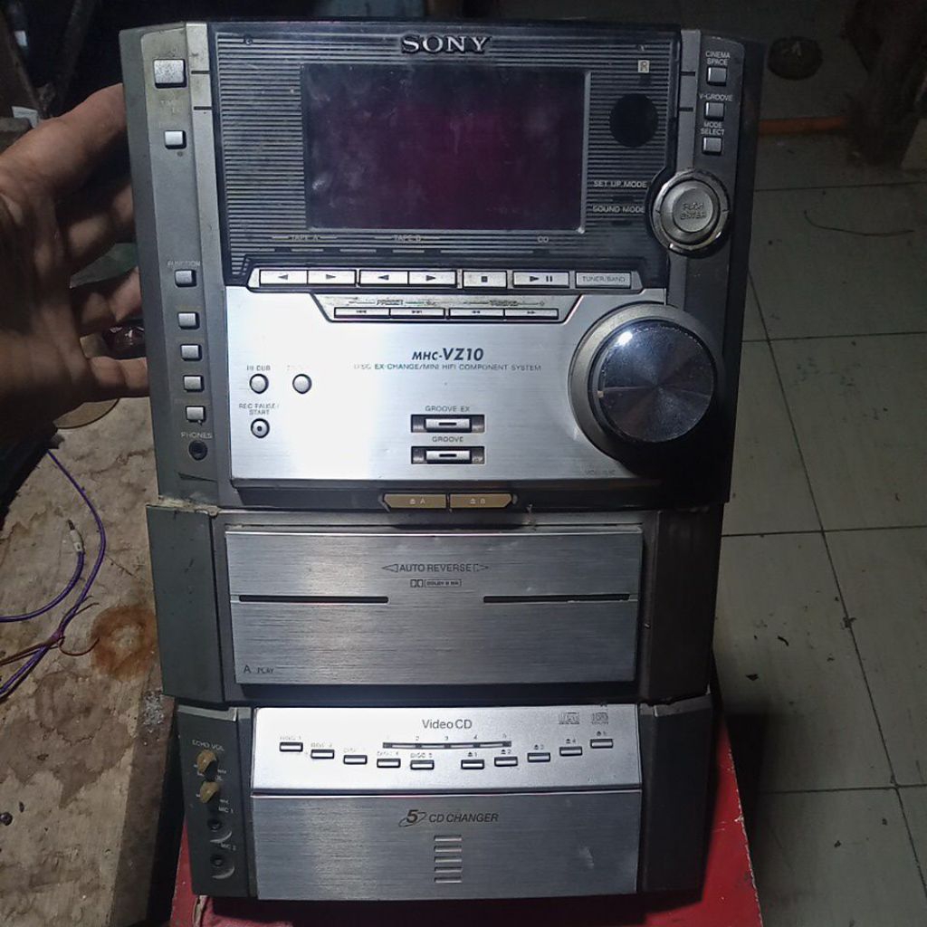 compo SONY MHC-VZ10 panel saja/ utk teknisi