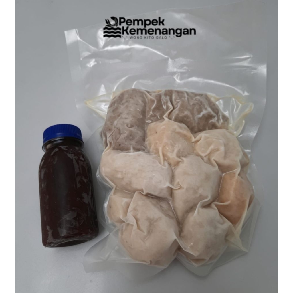 Pempek Ikan Kakap isi 10pcs / pempek enak / pempek murah / pempek frozen