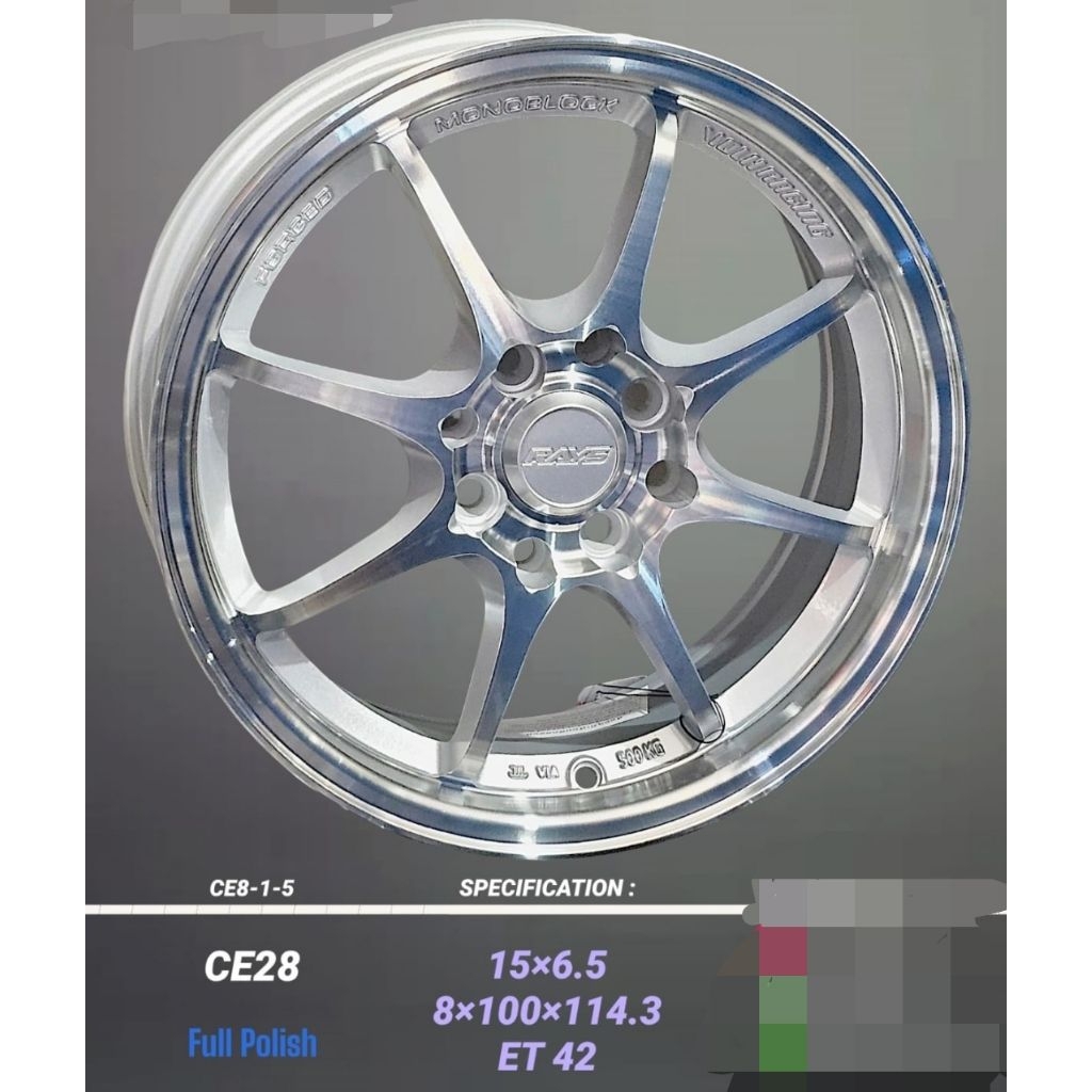 Velg mobil racing CE28 ring 15 by yusta [PROMO]