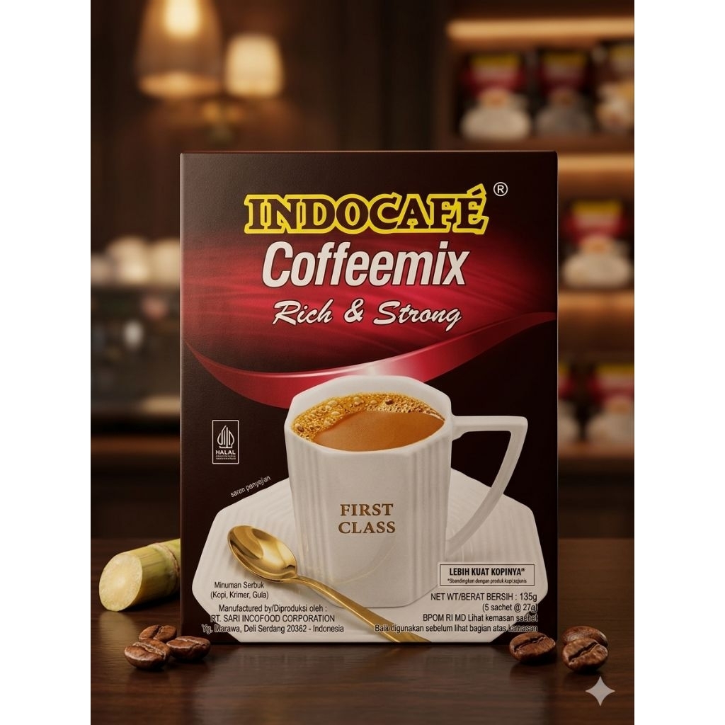INDOCAFE COFFEMIX RICH AND STRONG 5x27gr