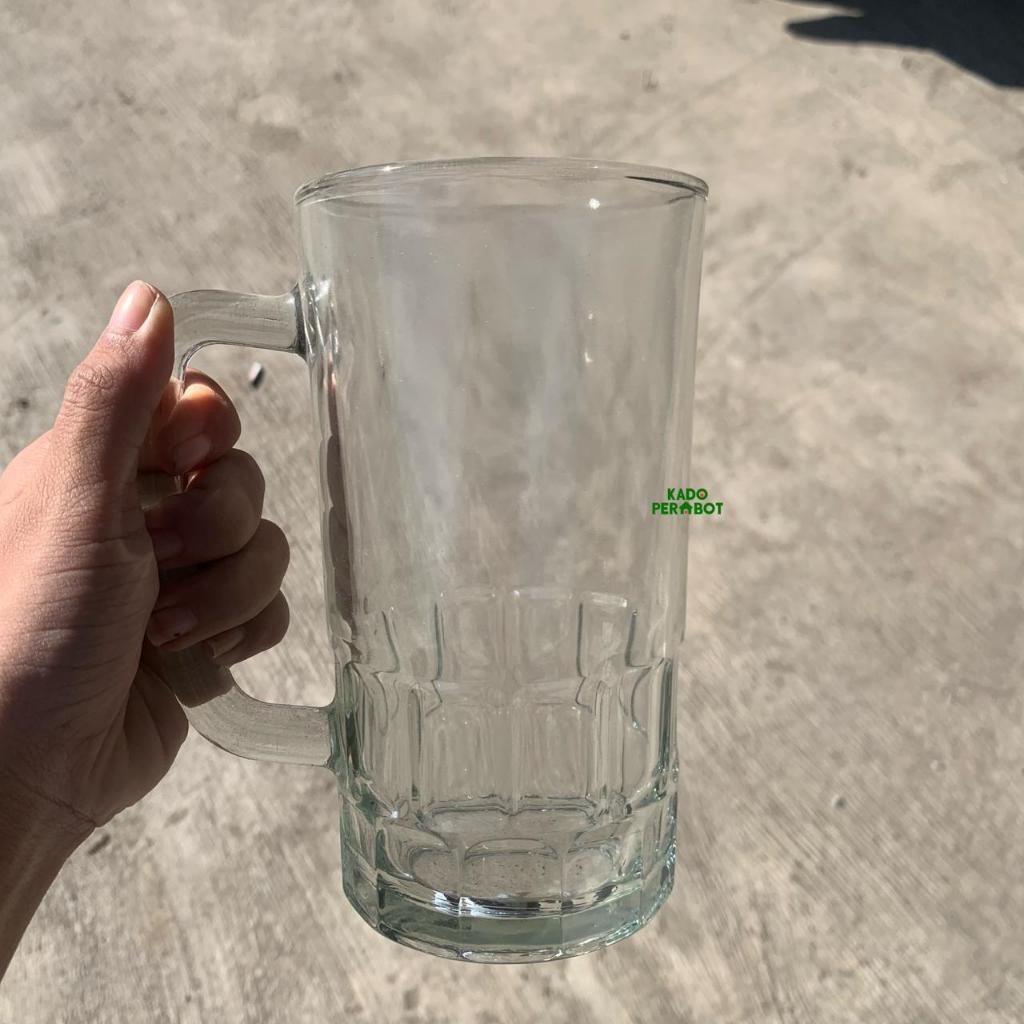 Gelas Kaca Bening Jumbo-Gelas Kaca Restoran Jumbo-Gelas Minum Jumbo Kapasitas 600ML