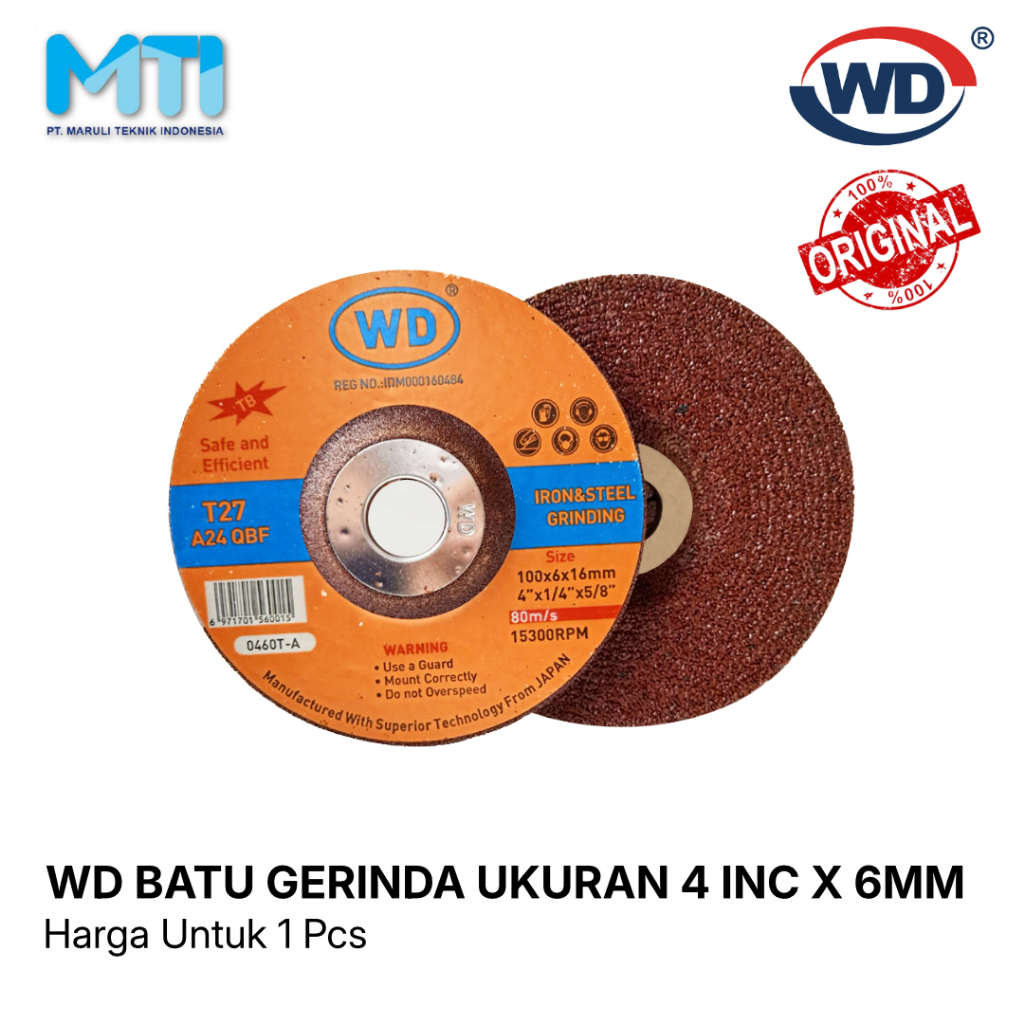 BATU GERINDA WD 4x6 in ORIGINAL | Batu Gerinda WD | Batu Poles WD