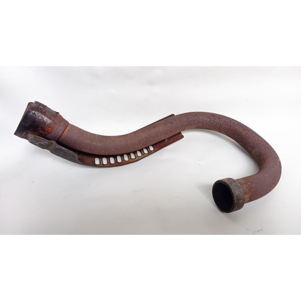 Header / Leher Knalpot Original Honda XL125 XL185 Jialing JH125 Dayang 125 + Cover Pelindung