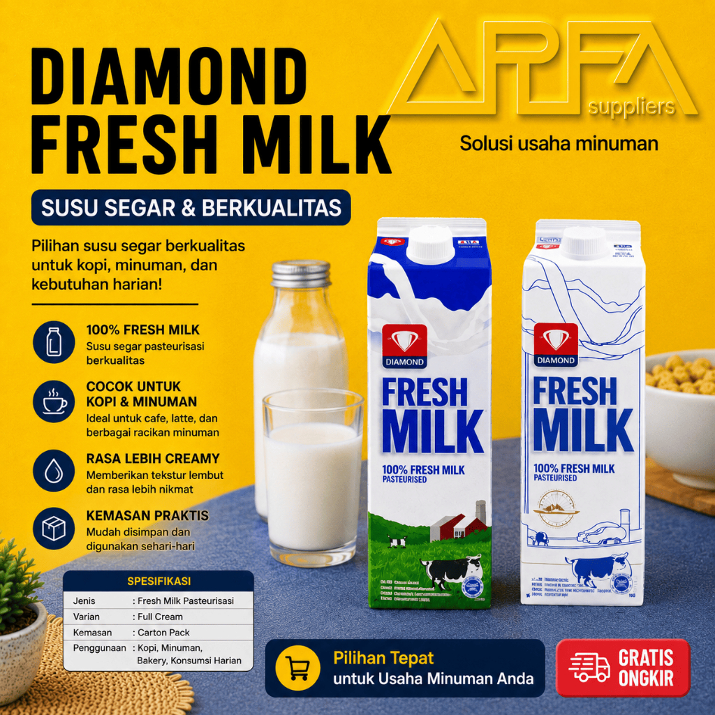 Susu Fresh Milk Diamond Plain