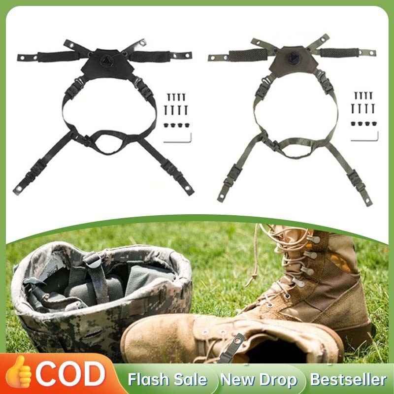 Tali Helm Tactical Tali Helem Tactical Tali Helm Safety Helmet Tali Helm Dagu Tactical Aksesoris