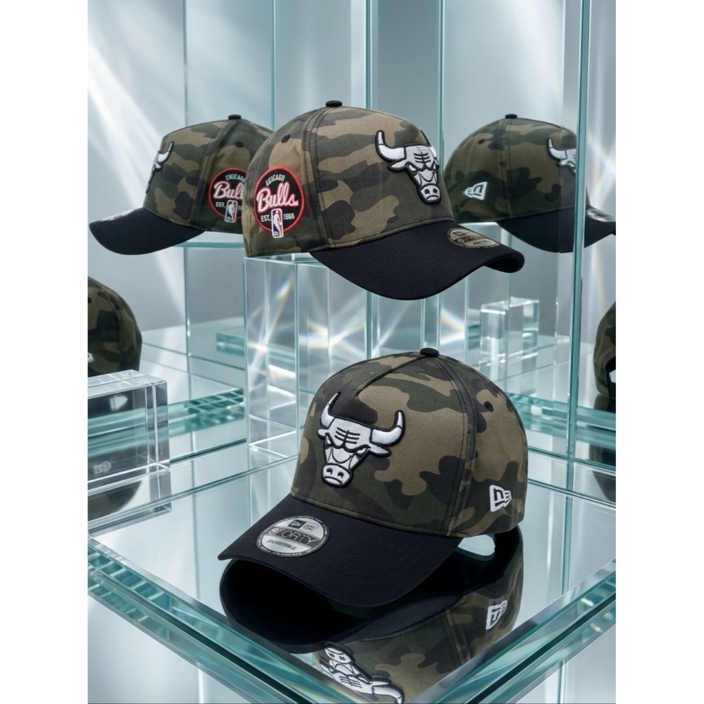 Secret ID Topi Baseball N.e Original – Desain Camo Militer Logo Banteng Keren