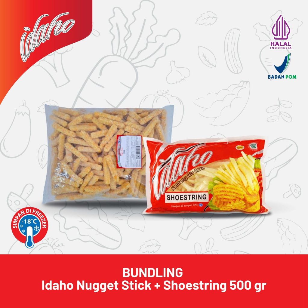 [BUNDLE] CHICKEN NUGGET STICK - IDAHO SHOESTRING 500g