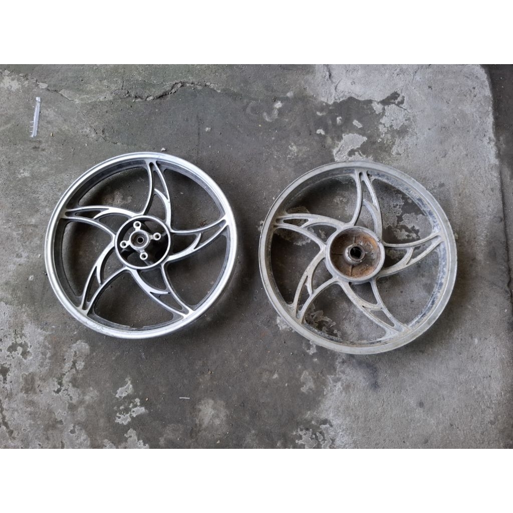 velg racing depan belakang variasi jadul lawas antik pnp keluarga yamaha