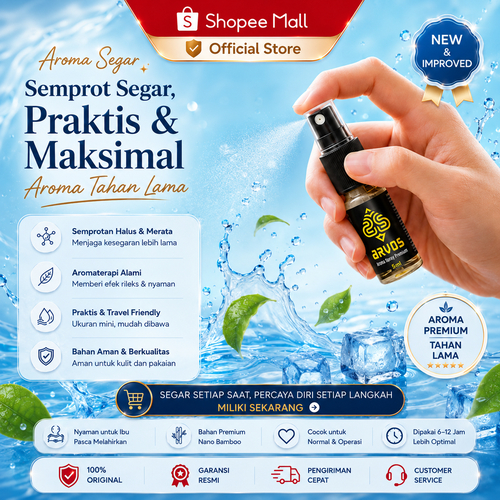 Mystery Box Kejutan Produk Arvos 5ml Spray