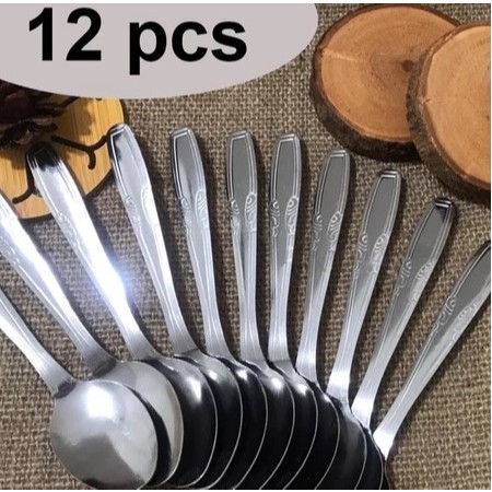 Sendok Makan Stainless Isi 1 Lusin (12pcs) Sendok Makan ,Garpu, Sendok Teh kecil
