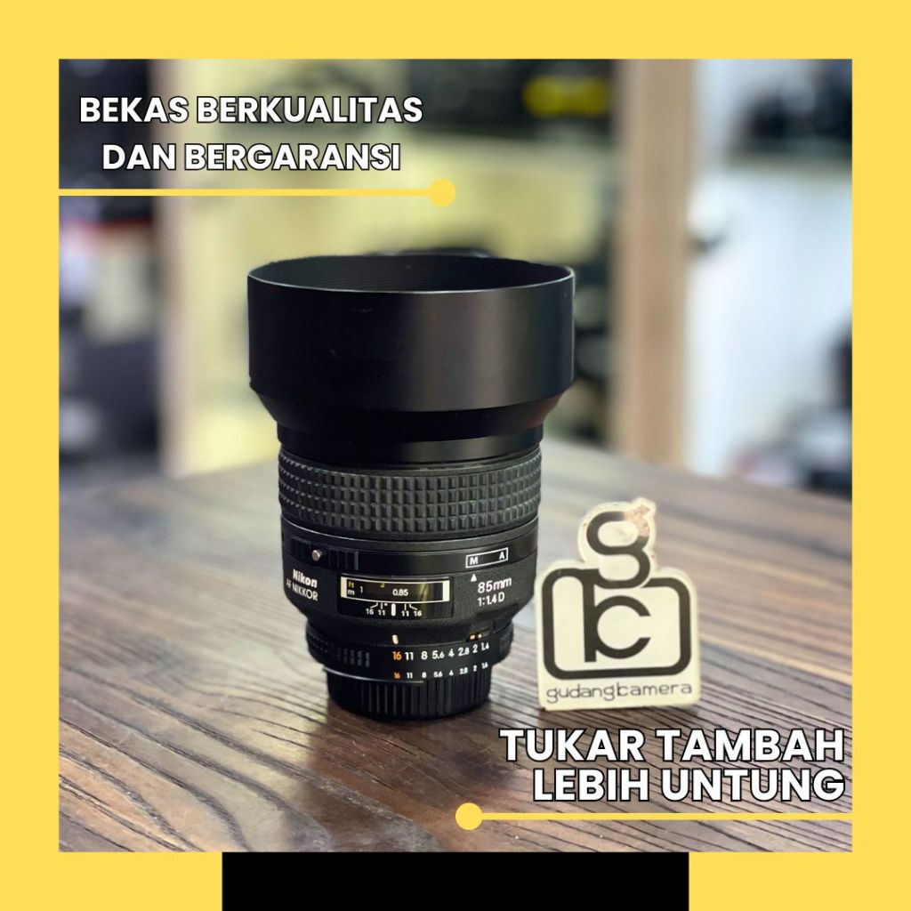 Nikon AF 85mm f1.4D - GOOD CONDITION - 2738