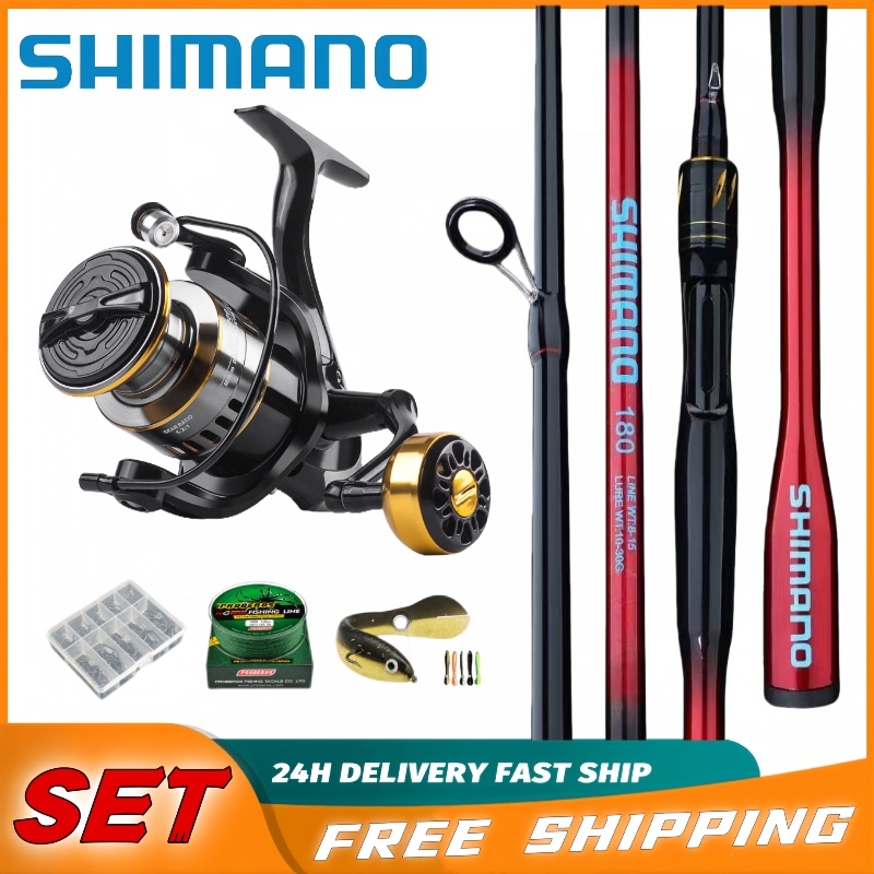 Set Lengkap Joran Reel Casting 1.65-2.1m Tahan Banting Cocok Pancing Laut Danau