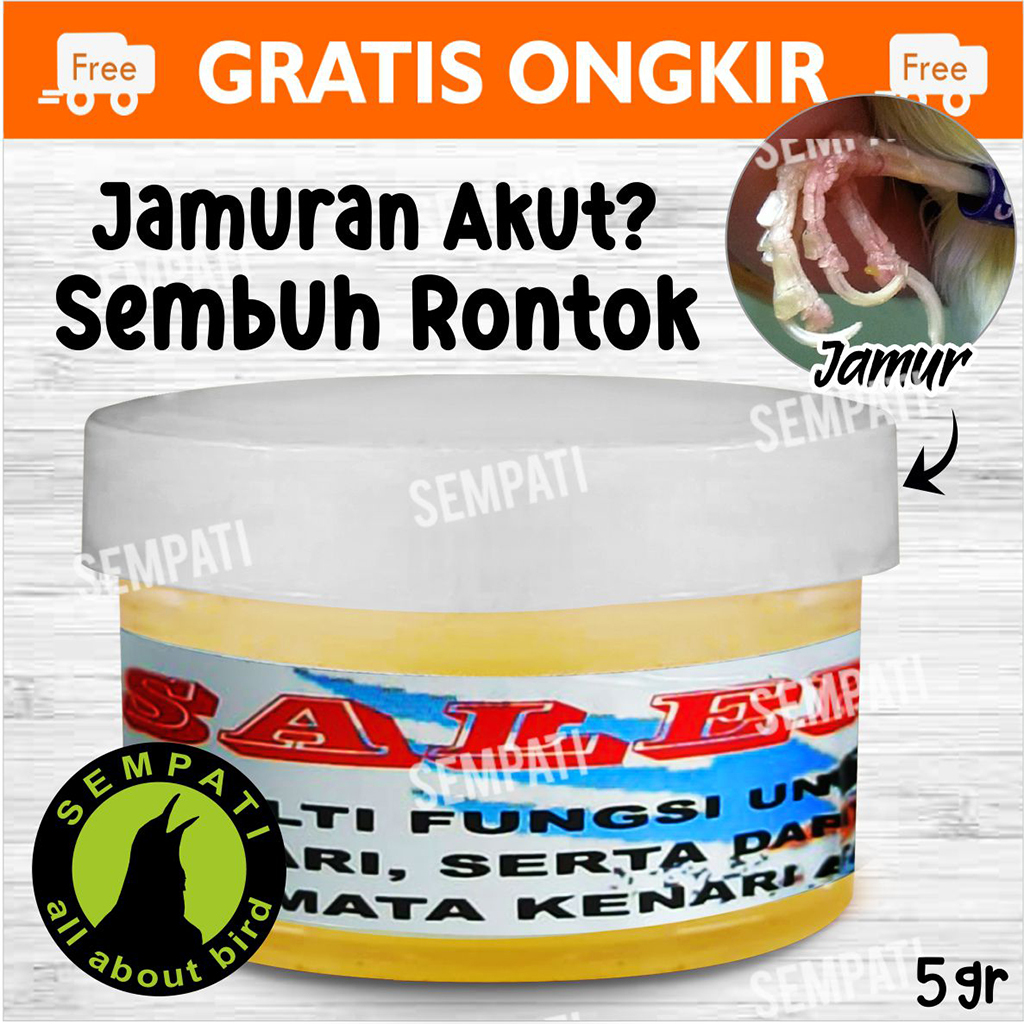 SEMPATI SALEP DEWA OBAT BURUNG SAKIT KAKI BERJAMUR MATA SNOT KATARAK UNTUK LOVEBIRD KENARI KACER MUR