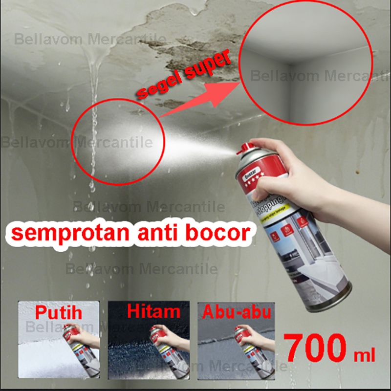 Semprotan Anti Bocor Aqua Spray Waterproof Anti Bocor Penambal Bocor Dan Rembesan Untuk Retakan Di L