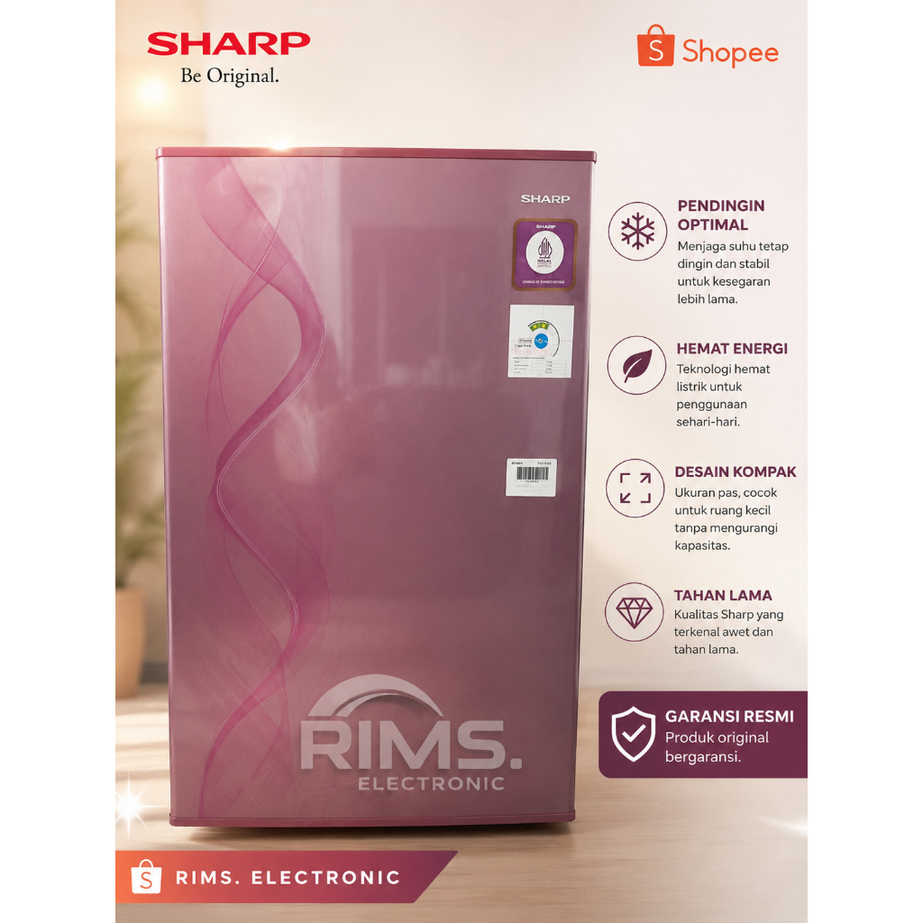 KULKAS 1 PINTU SHARP - SJ N162D