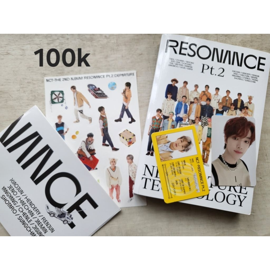 photocard mark lee & unsealed album