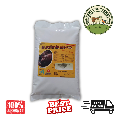 NUTRIMIX BIG PIG - SUPPLEMENT PEMACU TERNAK BABI - PREMIX BABI - MINERAL PREMIX BABI 1KG
