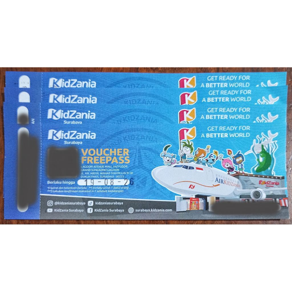Voucher Tiket Kidzania Surabaya All Kategori