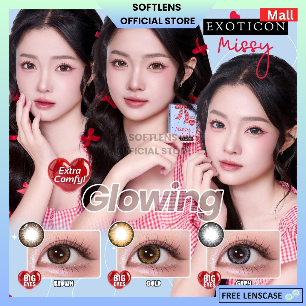 SOFTLENS EXO COLOR MINUS (-4.50 S/D -6.00) BY X2 SOFLENS DIA 14.5MM WATER 45% NATURAL KOREA / SOFLEN