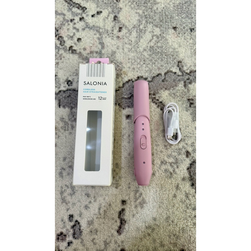 NEW Salonia Cordless Hair Straightener