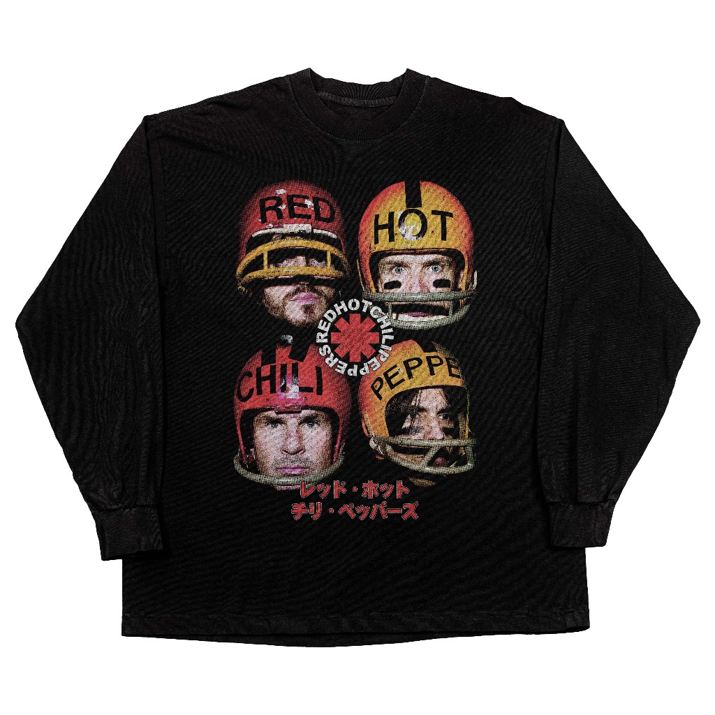Kaos Red Hot Chilli Peppers RHCP Stadium Arcadium Band Rock Flexinc Longsleeve 16s Heavyweight