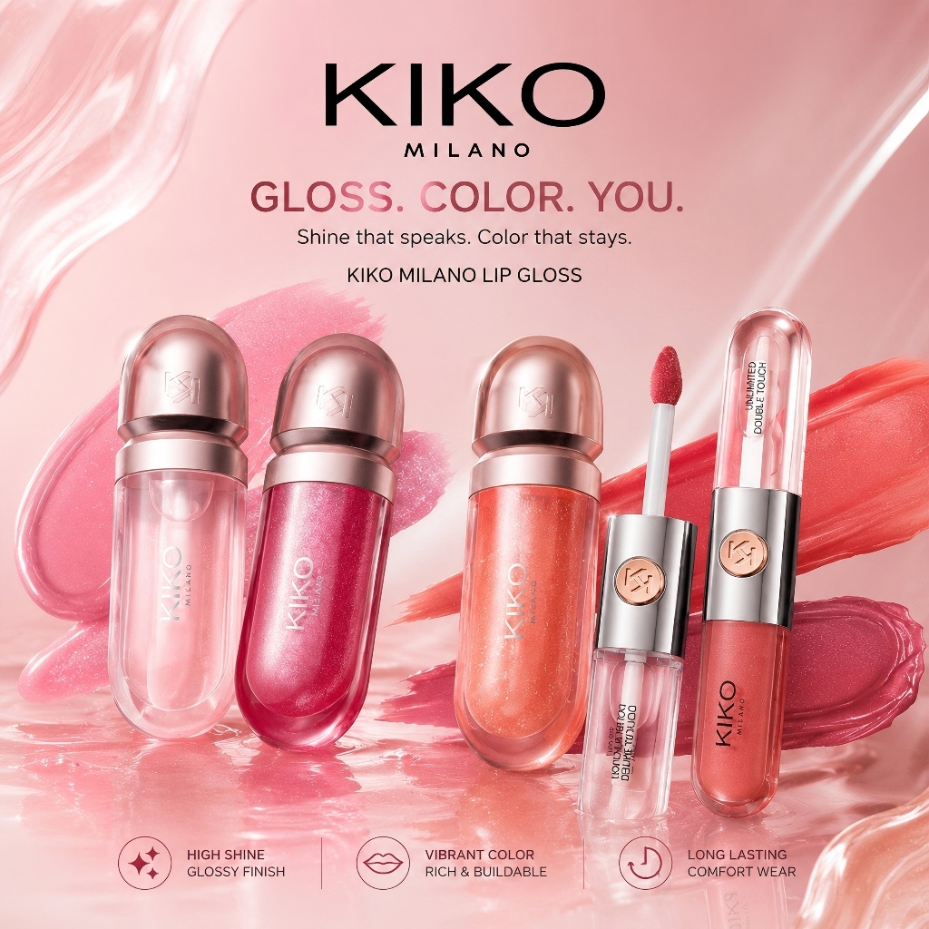 Kiko Milano - Kiko Milano Minshzee Lip Gloss Matte Matte 2 in 1 Dual Touch Lipstick / Kiko Milano Li