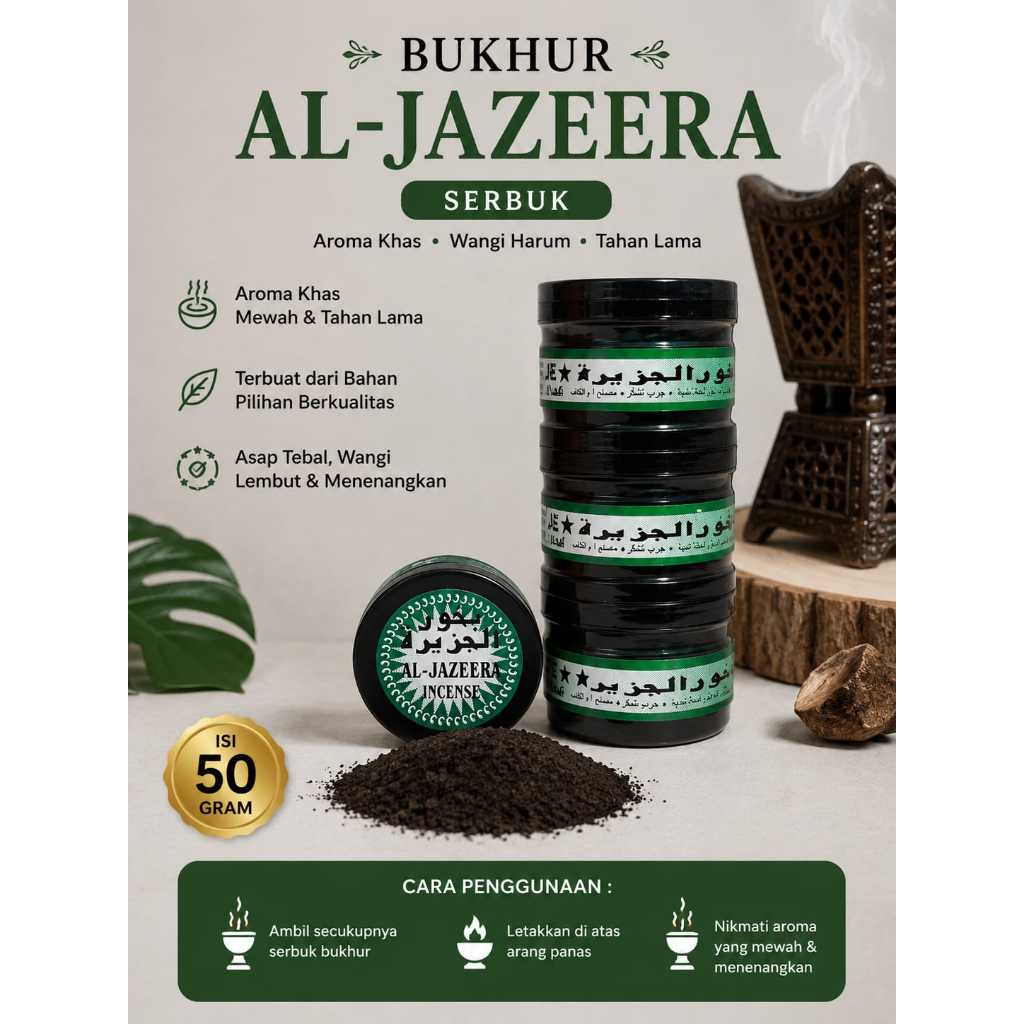 Buhur Bukhur Al Jazeera Original Dupa Arab