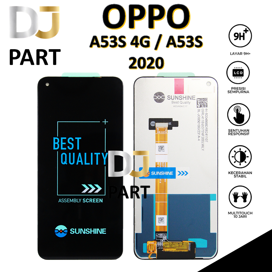 LCD TOUCHSCREEN OPPO A53S 4G / A53S 2020 ORIGINAL 100% COMPLETE