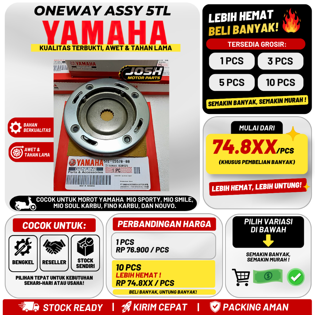 ONEWAY ASSY RUMAH PELOR STATER MIO 5TL 5VV 5MX S976