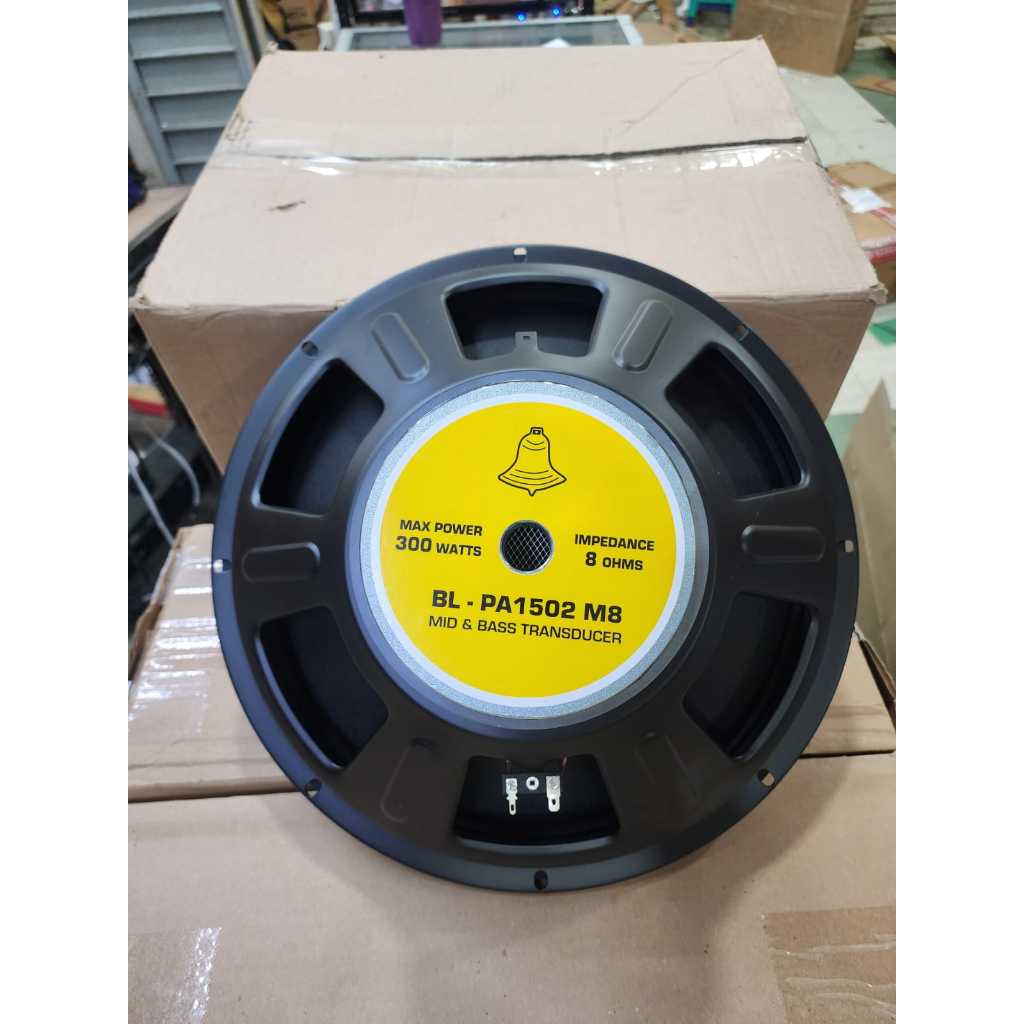 SPEAKER BELL BL-PA1502 M8 / BL PA1502 M8 / BL PA 1502 M8 – FULL RANGE – 300 WATT ORIGINAL FROM AUDAX