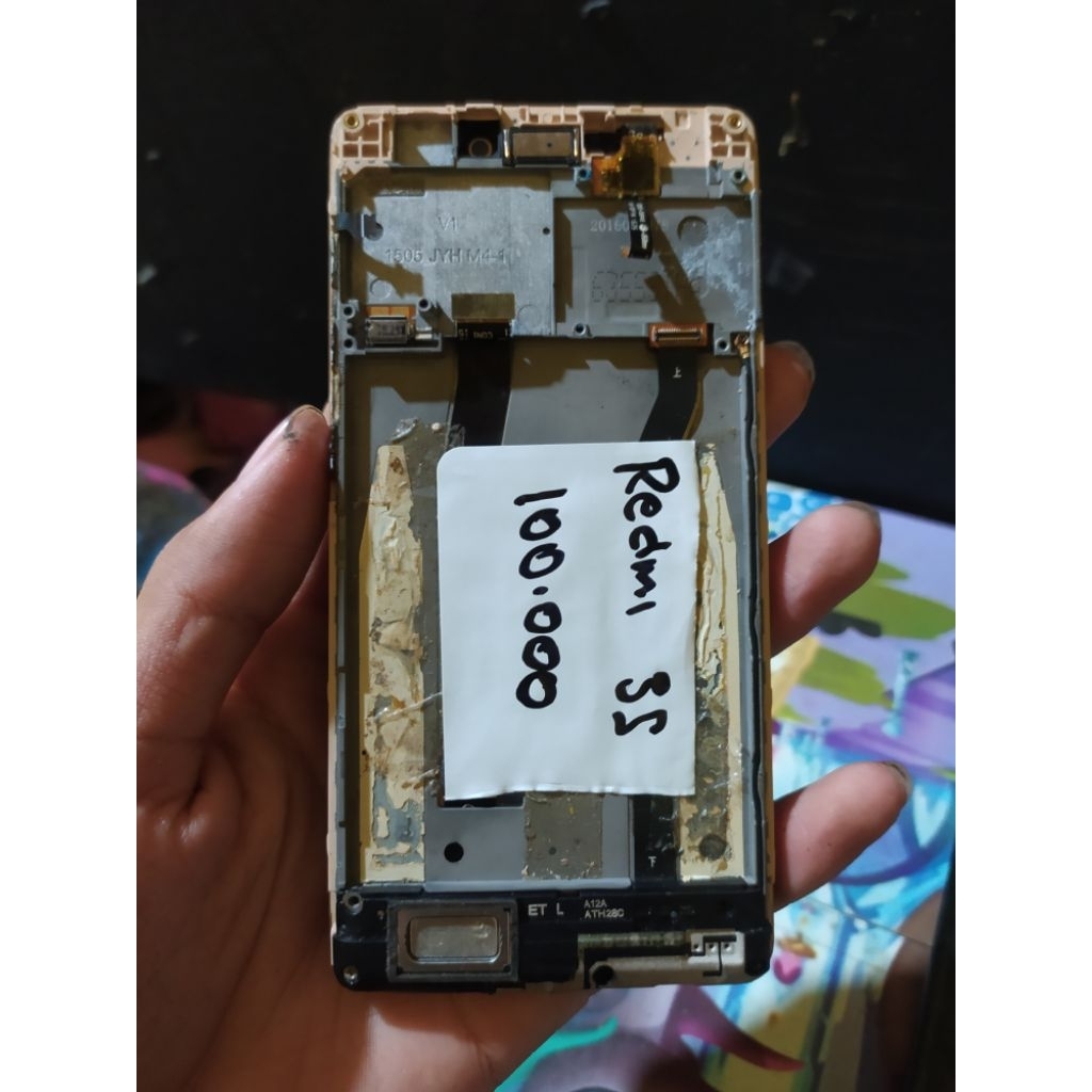 LCD Redmi 3s Original Cabutan