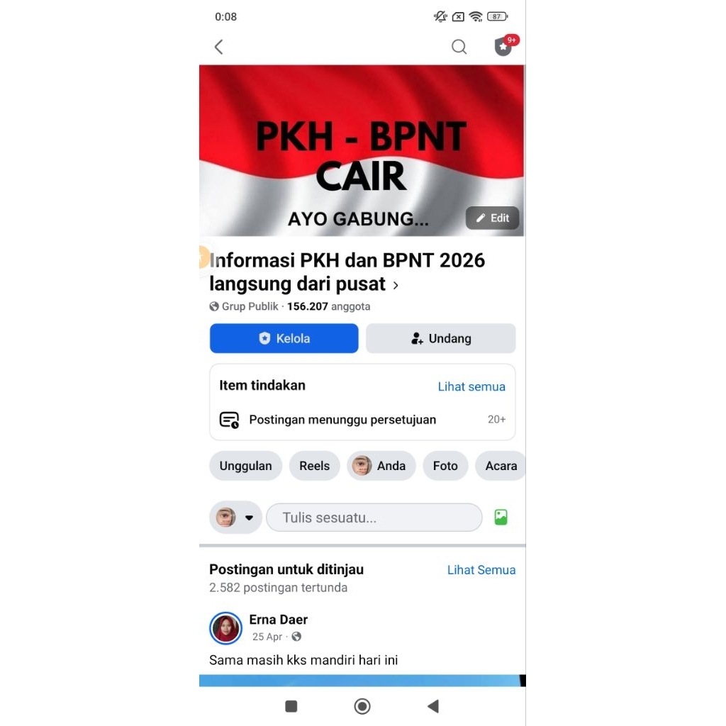Jual Grup Facebook Rame Interaksi