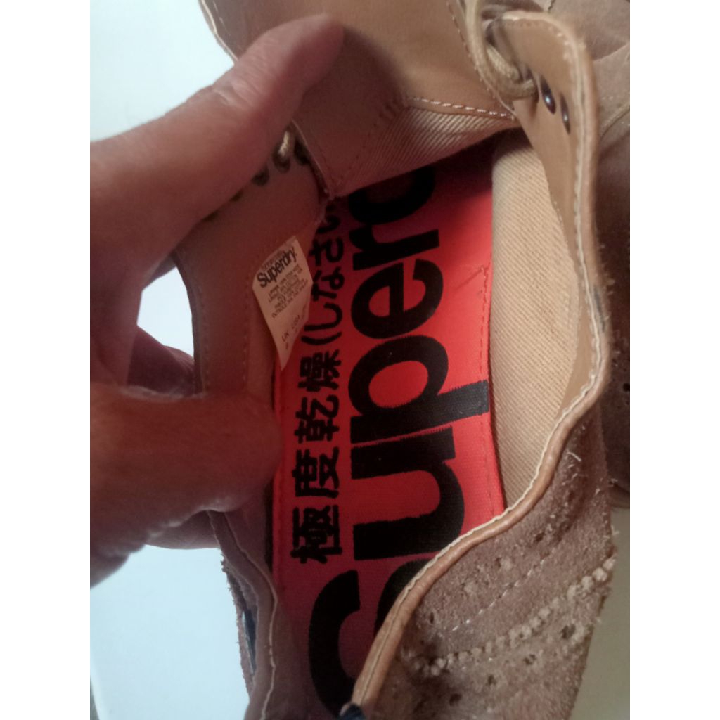 Sepatu Wingtip Superdry Size 8-9 Made in India