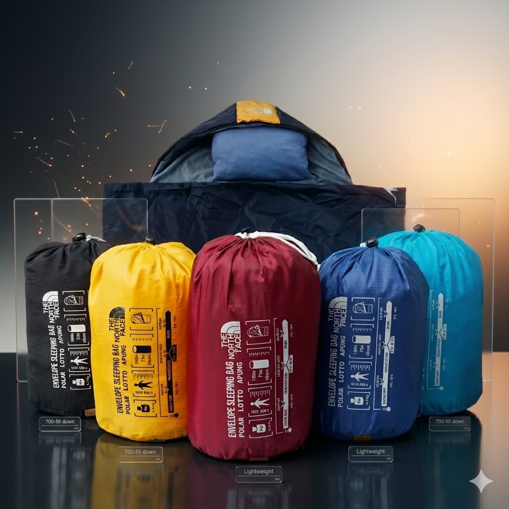 Sleeping Bag Ultra Light Polar Lotto + Bantal