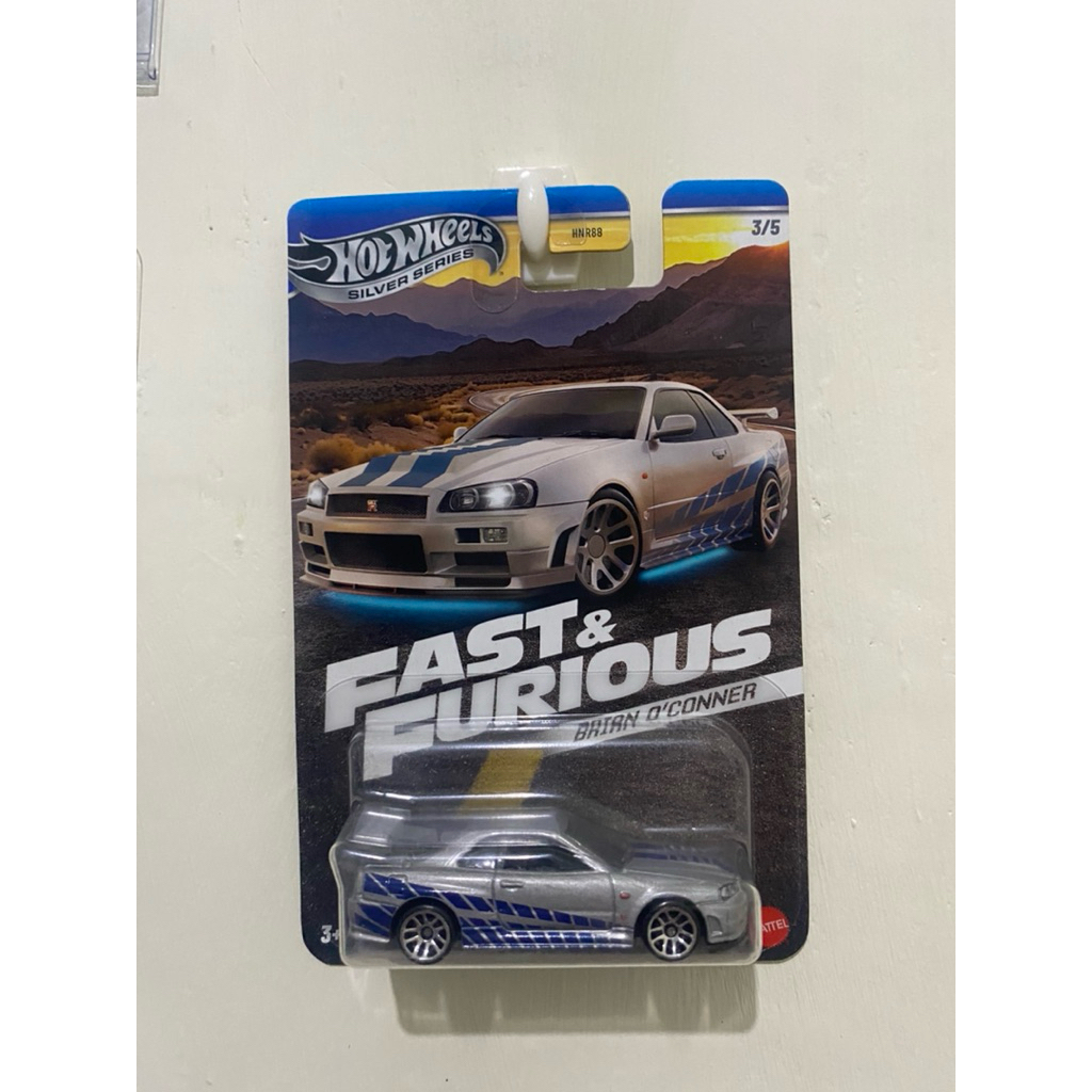 HOTWHEELS R34 NISSAN SKYLINE BRIAN O'CONNOR