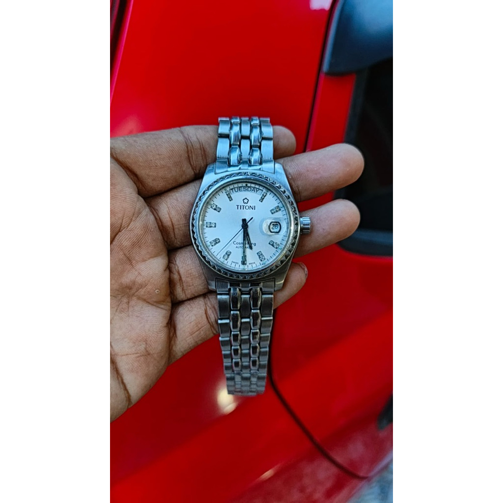 Jam tangan Titoni Cosmoking seri 787 rare automatic