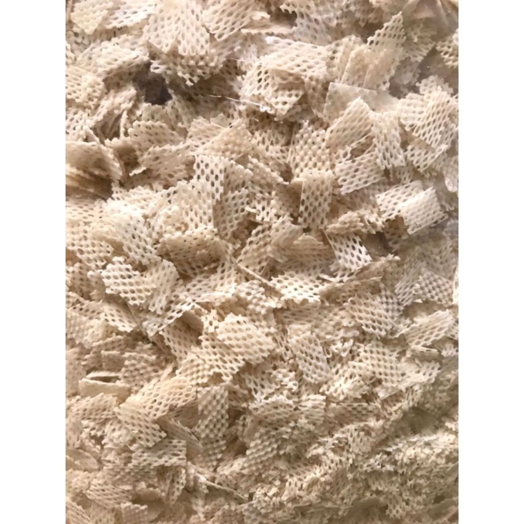 Krupuk taro putih mentah enak gurih