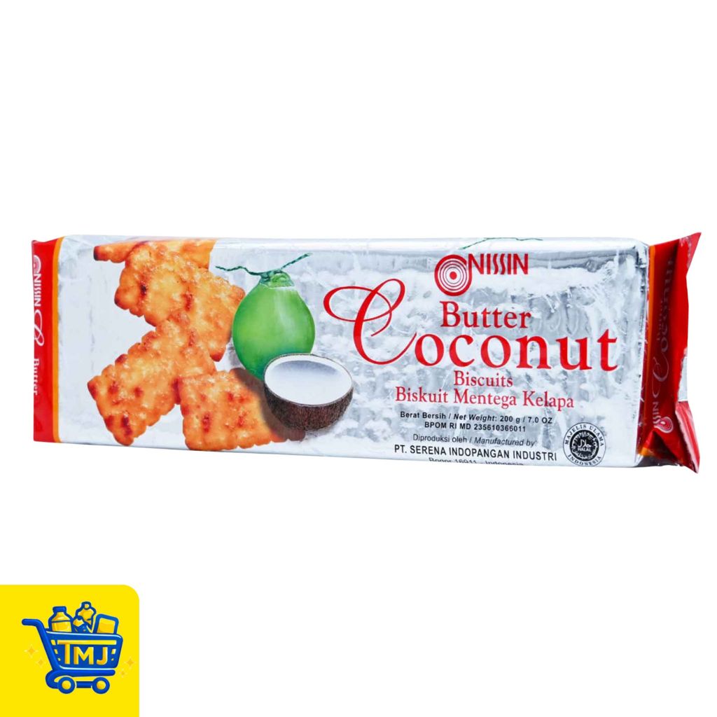 NISSIN BUTTER COCONUT BISKUIT 200gr