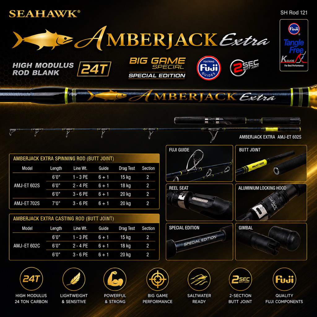 Joran Pancing Seahawk Jigging Amberjack Extra