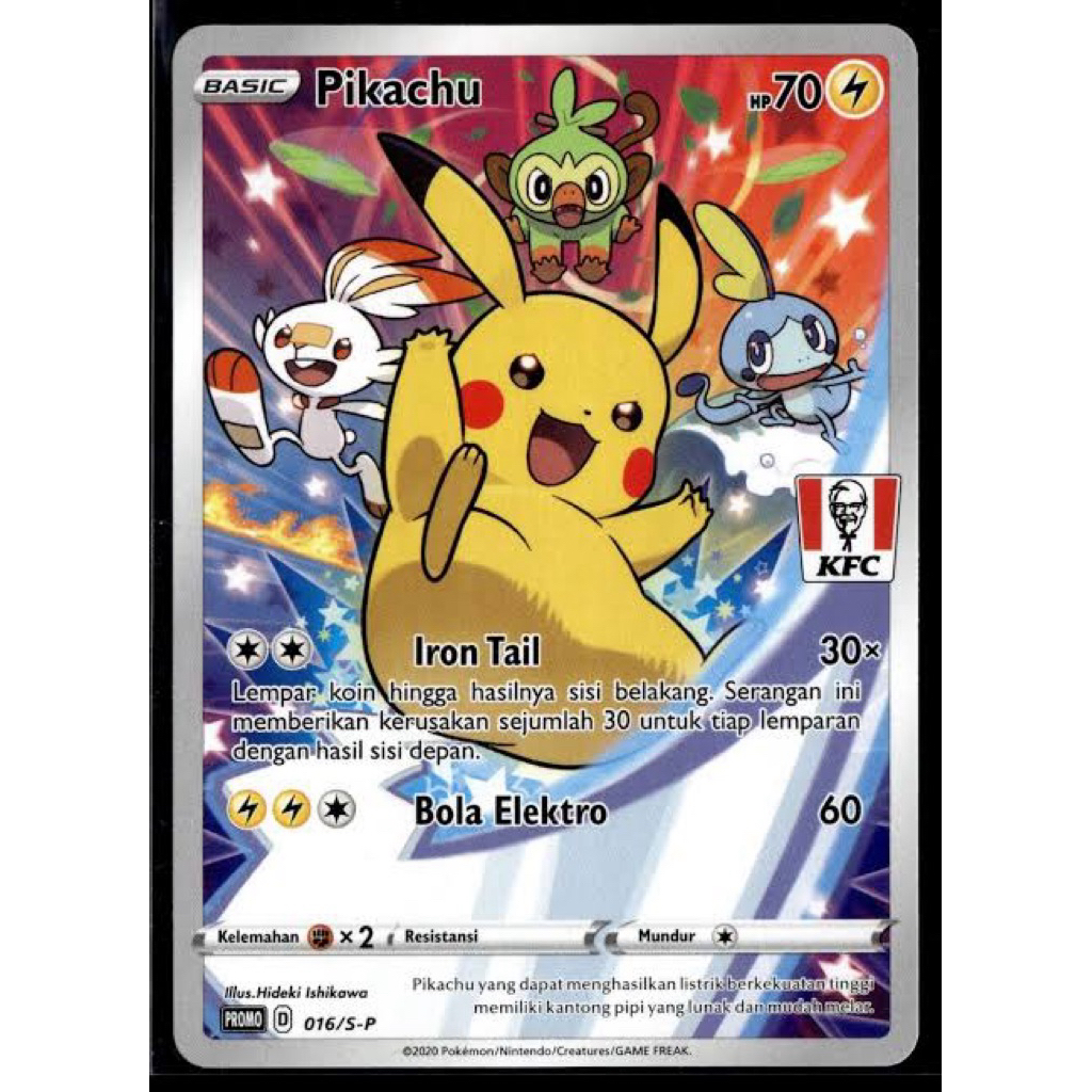 Pokemon Pikachu KFC Indonesia Promo
