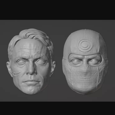 Headsculpt HS Head Bullseye Ben Poindexter Daredevil Born Again Mcfarlane Adam Muff Toys Notaman Shf
