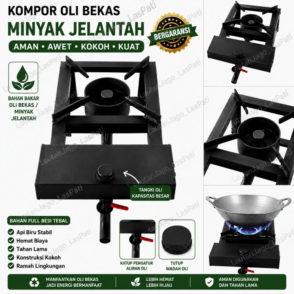 Kompor (oli bekas dan minyak jelantah) HANYA KOMPOR