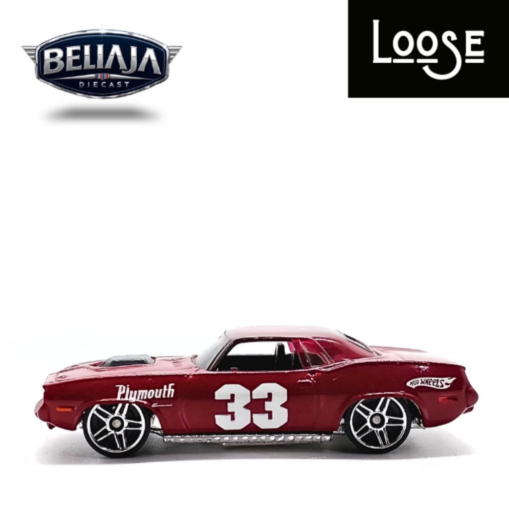 HOT WHEELS PLYMOUTH BARRACUDA RED MYSTERY MODELS LOOSE